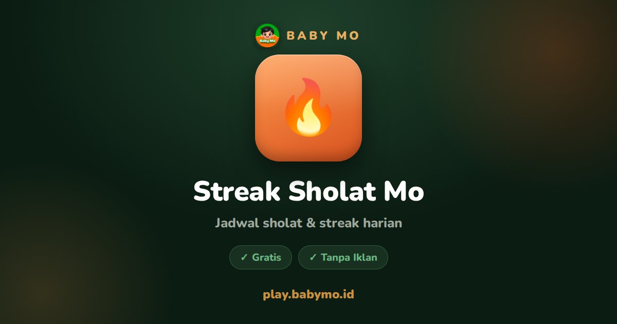 Streak Sholat Mo